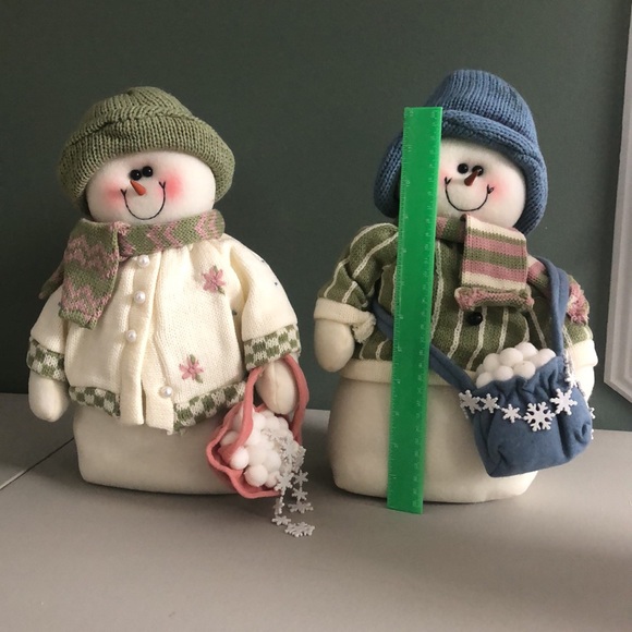 14” plush snowman set - Picture 4 of 4